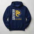 White & Gold Southern University Alumni Jaguar Hoodie