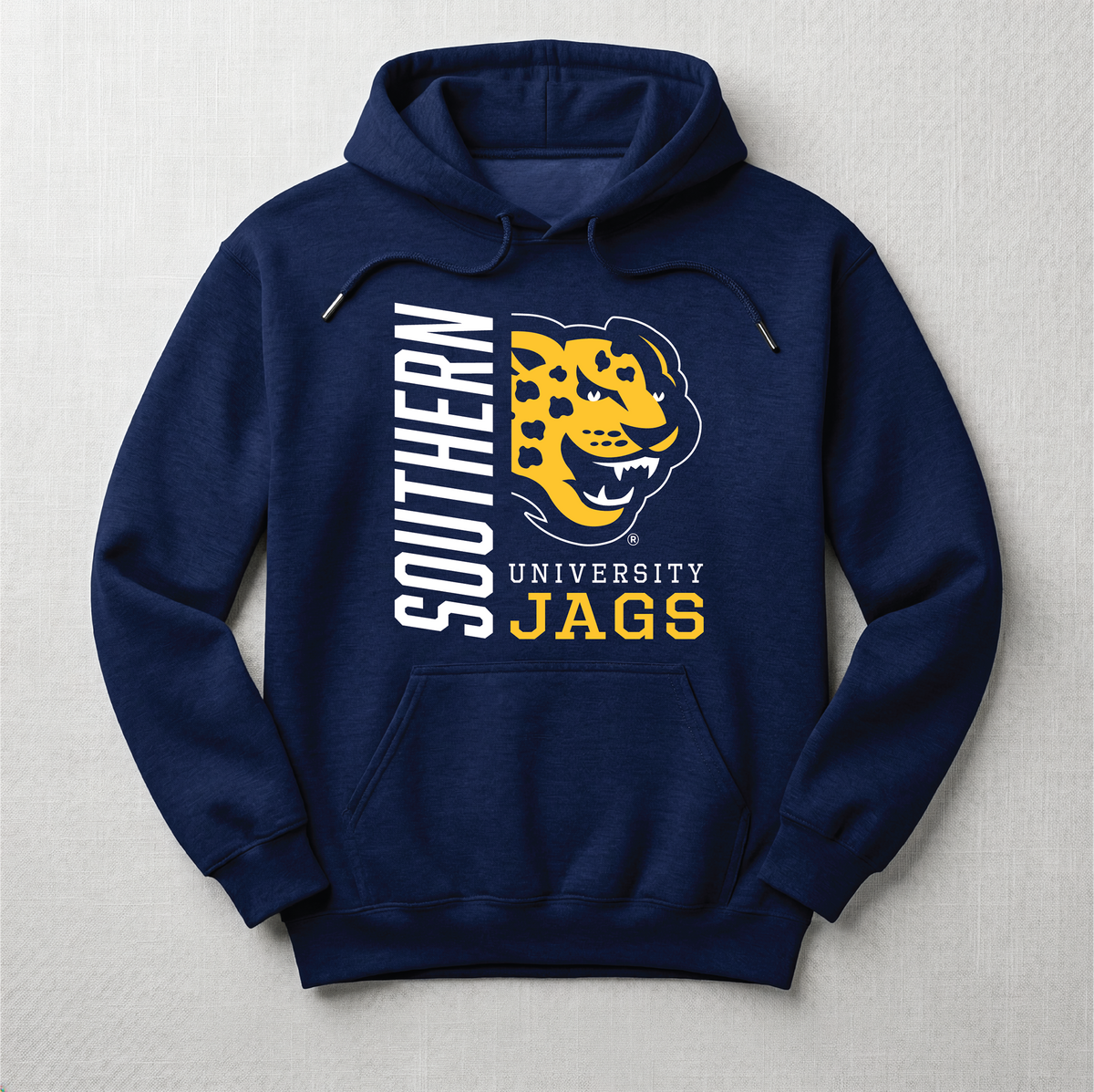 Gold & White Southern University JAGS Hoodie