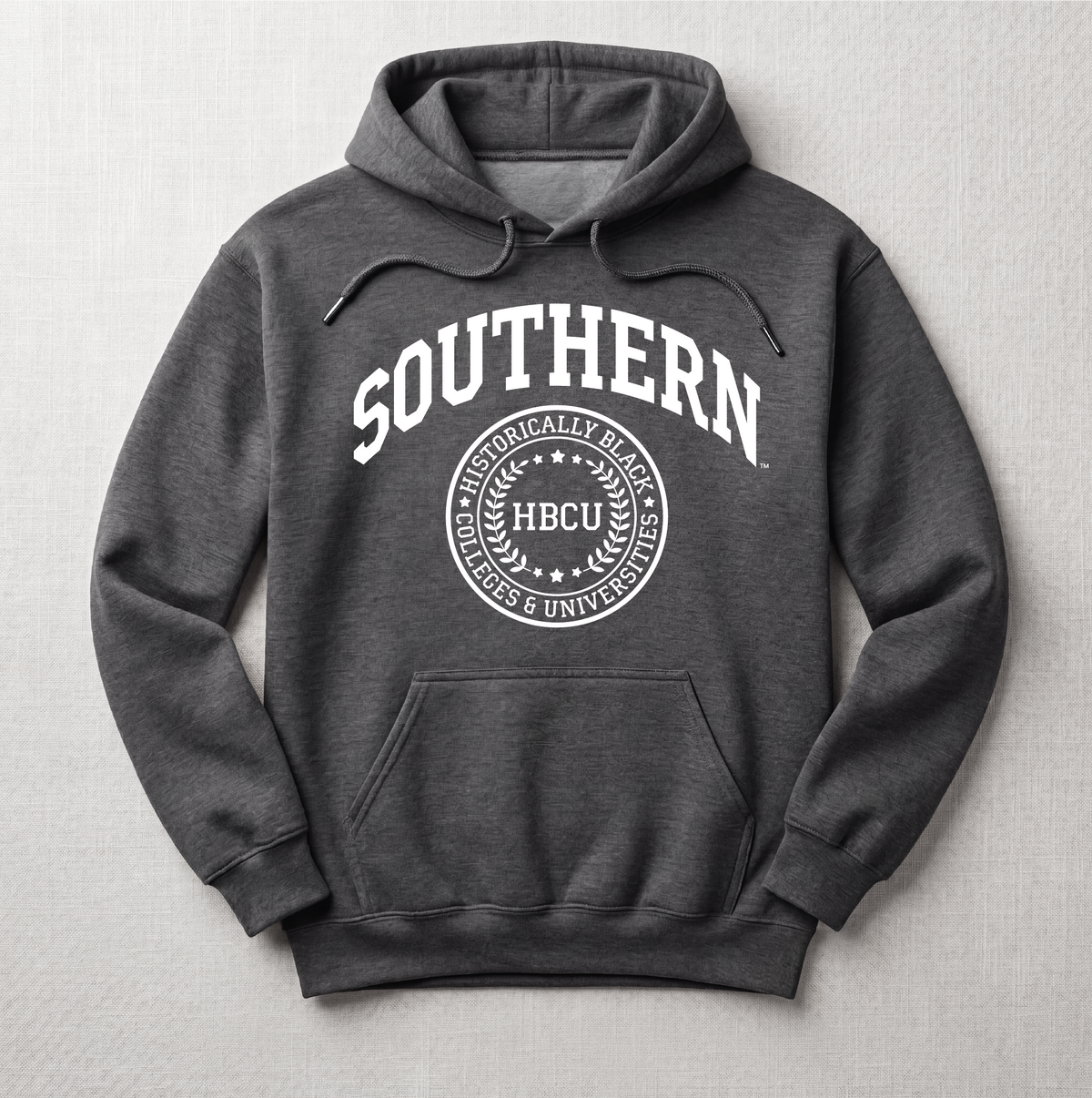Gray & White Southern University Hoodie
